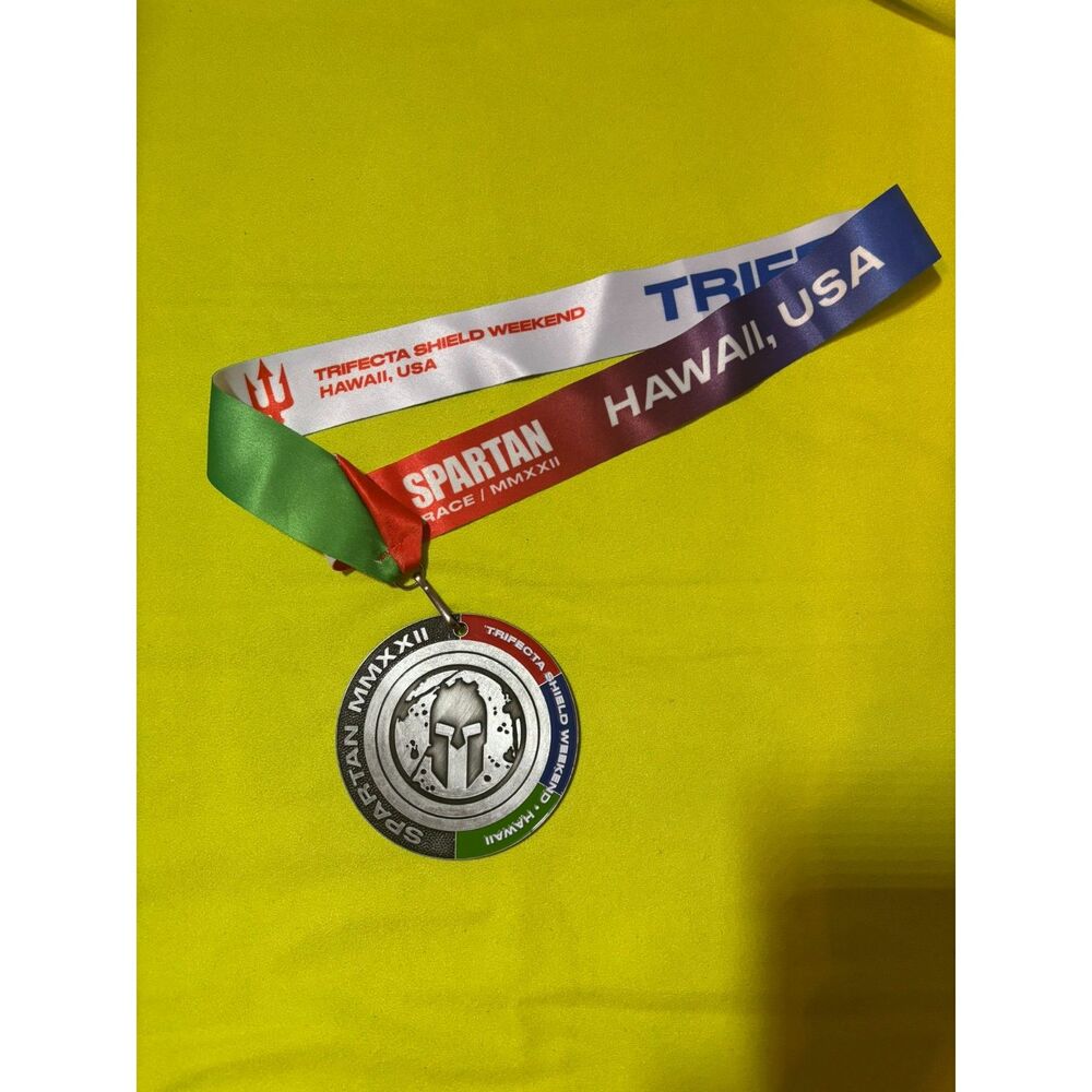 2022 Spartan Hawaii Trifecta Weekend Medal